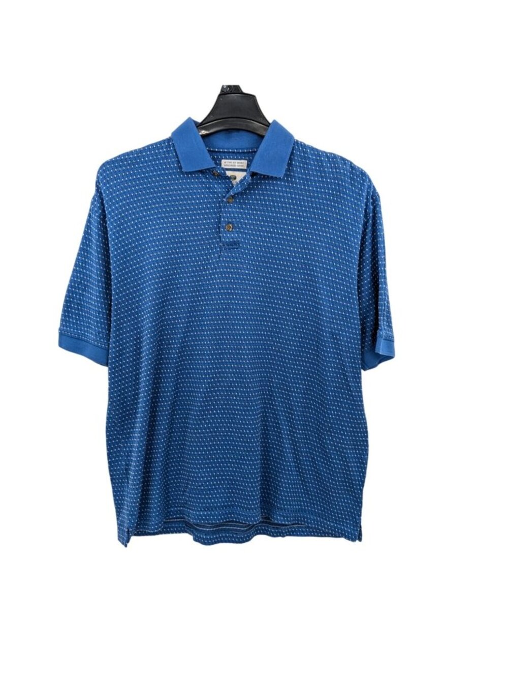 Vtg Pebble Beach Polo Shirt Mercerized Cotton Golf Quiet Luxury Coastal Medium